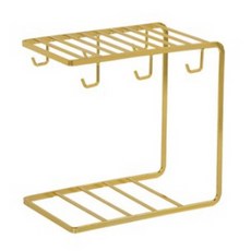 El Living歐風玻璃杯杯具收納架, 單色, 1個