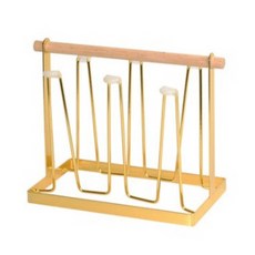 엘엘리빙 골드 주방 컵걸이 건조대 6단, 1개