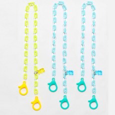 簡約口罩束帶 藍色2入+黃色組合