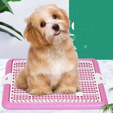 寵物網格廁所墊, 粉色的, 1個