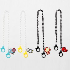 迷你鍊條口罩束帶4件組