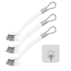 쇼핑죠이 틈세 수세미 솔 3p + 고리 세트, 화이트(솔), 1세트