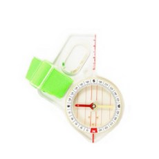 KleenOn 壓克力三角帶指南針, 單一顏色, 1個