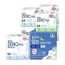 Soonsoohanmyeon 潔翼型衛生棉 M號 16入*4包+L號 14入+加長型護墊 70入+夜用褲型衛生棉 4入+書, 1套