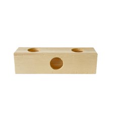 루미미루 햄스터 터널 나무 장난감 24.5 x 6.5 x 6.5 cm, B타입, 1개