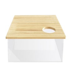 루미미루 햄스터 목욕 모래 화장실 19 x 19 x 10.5 cm, B타입, 1개