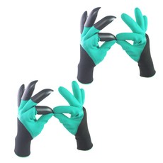 Yujintopia 園藝手套 左手爪型 A0552 FREE 2入, 薄荷綠, 1個