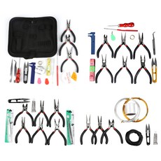 빌리네집 비즈공예 DIY 공구세트, 캔버스 백 툴 키트 + 액세서리 포장 세트 + 와이어포장 세트 + 액세서리 공구 16종, 1세트