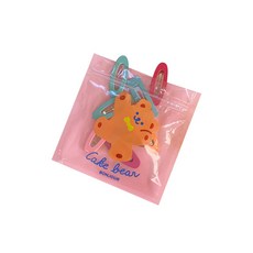 Diocell 小熊塑膠夾鏈袋 粉紅色 10入, 1個