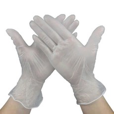 Potegar橡膠PVC丁腈手套 M, 1盒, 100件, 中(M)