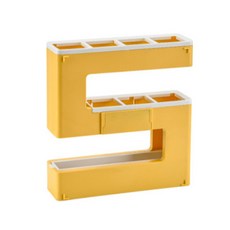 Darumi 現代壁掛式雨傘架 室內配件 無孔膠, 黃色, 1個