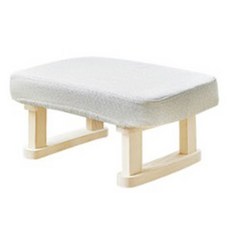 클린온 패브릭 다용도 발받침 스툴, 베이지