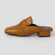 언니구두 여성용 도르딘 퍼 블로퍼 3.5cm