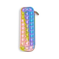 MalangJelly 按壓泡泡鉛筆盒 M, 彩虹, 1個