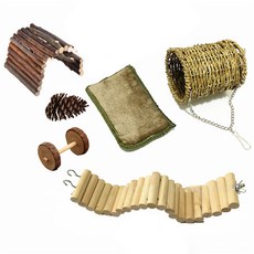 Enco倉鼠遊樂場玩具5件組, 混色, 1套