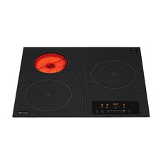 린나이 하이브리드 전기레인지 3구 빌트인전용, RBE-IR3200A, 빌트인