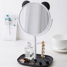 클린온 트레이겸 회전 탁상용 곰 거울, 블랙