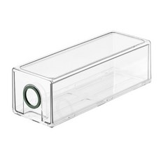 Maum Ium Market 儲物冰箱透明儲物盒黑色 12.3 x 33.4 x 11cm, 1個, 1件