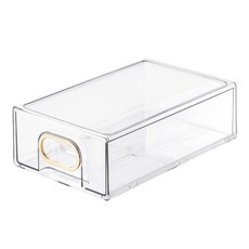 Maum Ium Market 存儲物品冰箱透明儲物盒金色 22 x 33.4 x 11cm, 1個, 1件