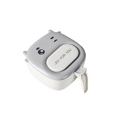 Osom角色調味料罐 灰色+調味勺 4入, 1套