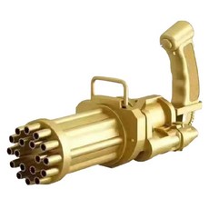 18孔電動肥皂泡泡槍, 金色