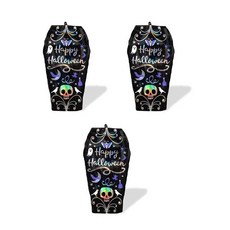 anagram 鐳射超級造型彩虹光棺材鋁箔氣球, 混合顏色, 3個