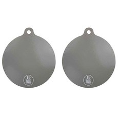 電磁爐圓形保護墊 灰色, 2個