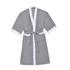 마켓A 여성용 호텔 면화 샤워가운 M, 그레이화이트, 1개