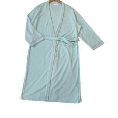 스타 라인 포인트 샤워 가운 2XL, 라이트 블루, 1개