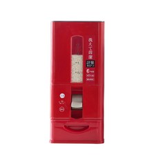 가정용 진공 쌀통 스마트 버튼 4세대 6kg, 레드, 1개