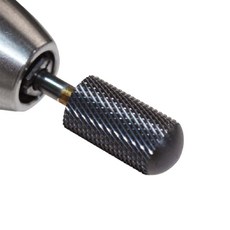 鈦塗層專業用卸甲凝膠美甲磨頭 FINE, 黑色, 1個