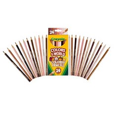 Crayola 繪兒樂 世界彩色鉛筆, 24色, 1組