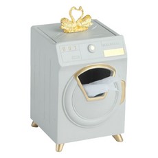 JCP 迷你滾筒洗衣機面紙盒, 灰色, 1個