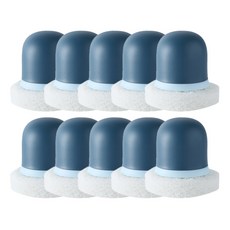 해밀 북유럽 감성 오리지날 핸들 브러쉬 블루, 10개, 1개입