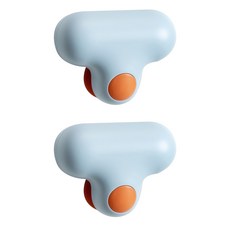 욕실 거울 미니 유리닦이 스퀴지, 2개, 블루