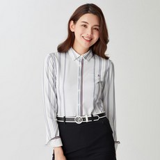 헤지스골프 여성용 패턴 저지 스윙 셔츠 HWTS1D621