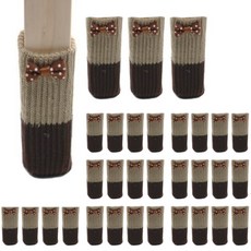 데코트리 네코리빙 패턴 층간소음방지 체어삭스 32p, B타입