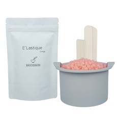 打蠟奈良自打蠟矽膠籃套裝彈性橙色 200g 適用於所有部件, 1套