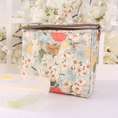 The Best帆布圖案便當袋 3, 1個