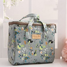 印花帆布便當袋, 1入