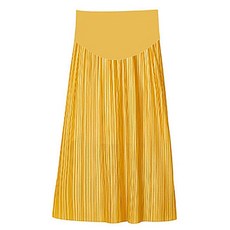 에이홉 뒷트임 플리츠 임부 스커트