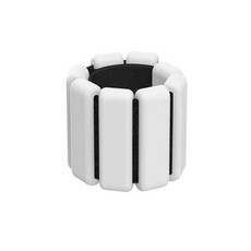 OJE 矽膠手腕負重帶, 白色, 450g