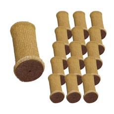 Rivium椅子靜音防滑套 16入, 淺褐色的, 1個