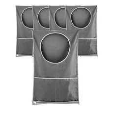 BUILD ON 浴室洗衣袋 擴展型, 黑色, 5個