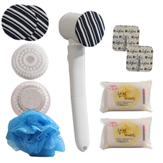 Oceantowel 去角質自動搓澡巾10件組, 混合顏色, 1套