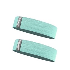 오제 홈트 런지 스쿼트 하체 운동 밴드2p, 민트