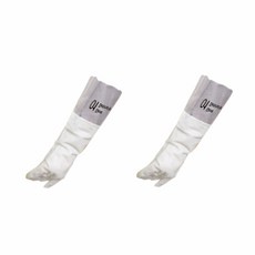 JARU長橡膠手套 左右組 寬口, 白色(寬口版), 1組