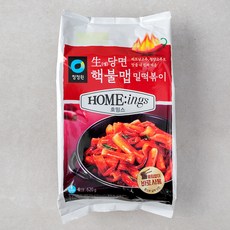 청정원 호밍스 생당면 핵불맵 밀떡볶이 4인분, 620g, 1개