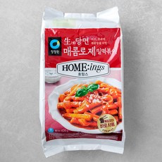청정원 호밍스 생당면 매콤로제 밀떡볶이 4인분, 620g, 1개