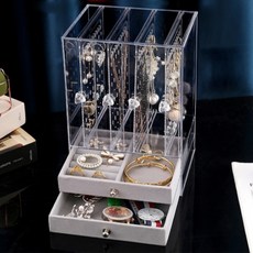 라라미즈 단별 액세서리 정리함 4단 17.5 x 24.5 x 12.5 cm JB077, 1개